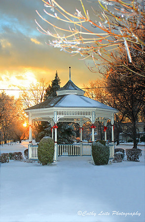 An Icy Sunset - Vertical 2