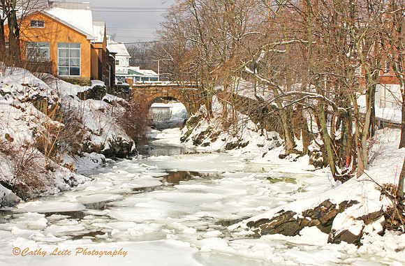 A Snowy Harbor View