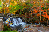 Southford Falls in Autumn