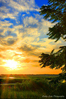 Glowing Sunset - Vertical