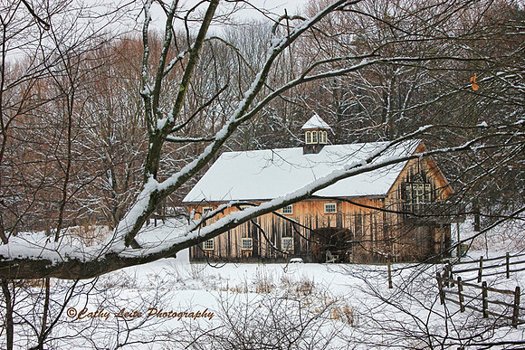 A New England Snow Scene