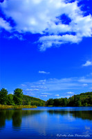 Lake and Sky - Vertical