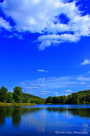 Lake and Sky - Vertical