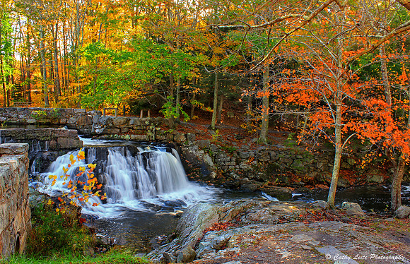 Southford Falls in Autumn