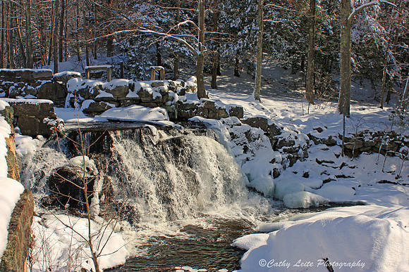 Snowy Waterfall